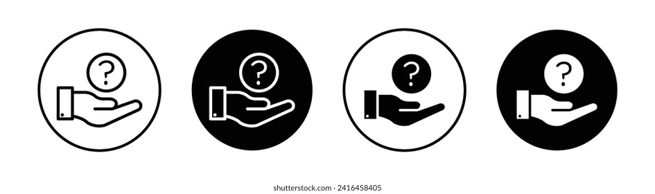 Curiosity vector line icon illustration.