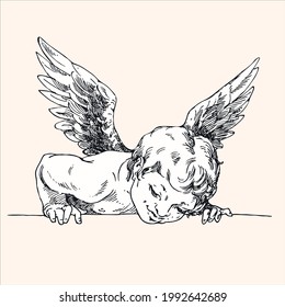 23 Cartoon Angels Looking Down Images, Stock Photos & Vectors ...