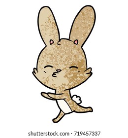 curious bunny cartoon