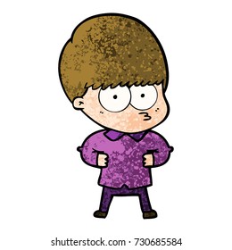 Cartoon-Junge