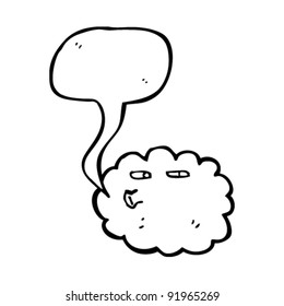curious cloud cartoon