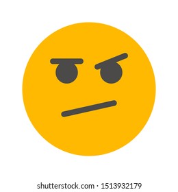 curious expression icon with flat style and 64 px base. Suitable for website design, logo, app and ui.