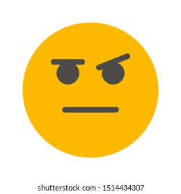 curious expression icon with flat style and 64 px base. Suitable for website design, logo, app and ui.