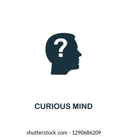 Curious Mind icon. Premium style design from personality collection. Pixel perfect curious mind icon for web design, apps, software, printing usage.