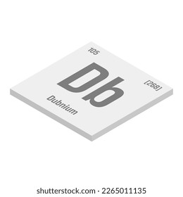 Curium, Cm, gray 3D isometric illustration of periodic table element with name, symbol, atomic number and weight. Synthetic radioactive element with potential uses in scientific research and nuclear