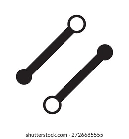 curl icon illustration element design