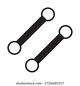 Diseño de elemento de ilustración de icono de rizo