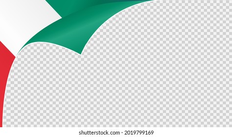 Curled Corner Italy Flag Isolated  On Png Or Transparent  Background,Symbols Of Italy Template For Banner,card,advertising ,magazine,vector, Top Gold Medal Winner Sport Country