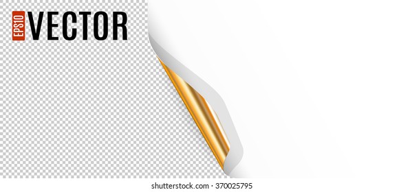 Curled Corner with  Transparent Background - Powered by Shutterstock - Get 15% off with code: PIKWIZARD15