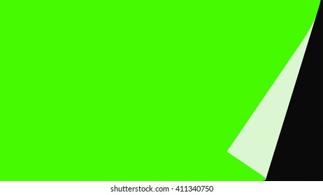 Curled corners of note papers, Vector illustration.