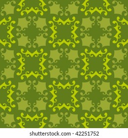 curled seamless pattern
