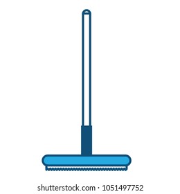 curling broom icon