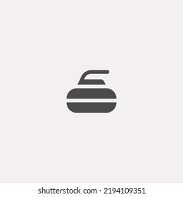 Curling icon sign vector,Symbol, logo illustration for web and mobile