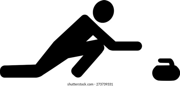 Curling Pictogram