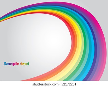 Curling rainbow
