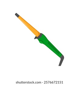 Curling Rod, Cosmetics Vector Illustration Isolated