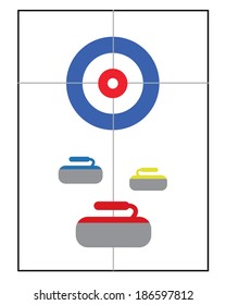 Curling Set - Vector