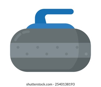 curling stone equipment icon isolated