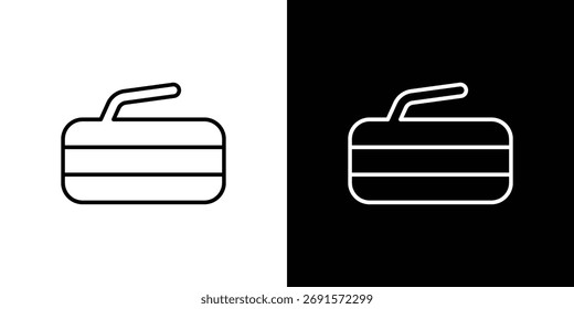 Curling Stein Symbol. Packung dünner linearer Vektoren