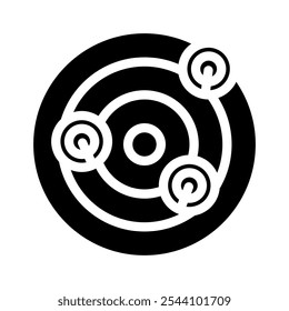 curling winter sport glyph icon vector. curling winter sport sign. isolated symbol illustration