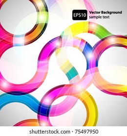 Curls abstract background in eps10 format.