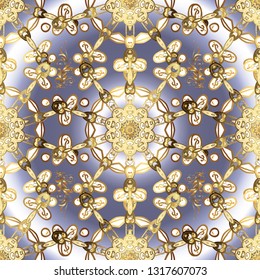 Curls in beige and neutral colors. In simple style. Vector illustration. Abstract seamless pattern for wallpaper, clothes, boys, girls. Seamless pattern flowers and floral pattern illustration.