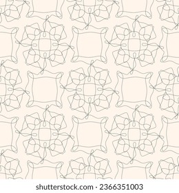 Curls Hand Drawn Seamless Pattern Vector. Children or trendy design with basic shapes. Simple childish scribble wallpaper print. 