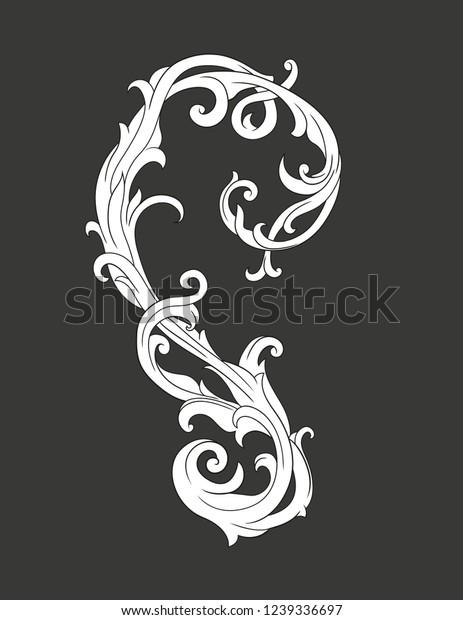 Curls and scrolls\
for design and\
decoration.