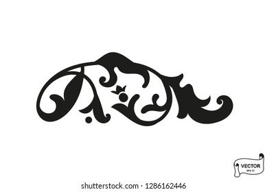 Curls and scrolls ornament for design elements.