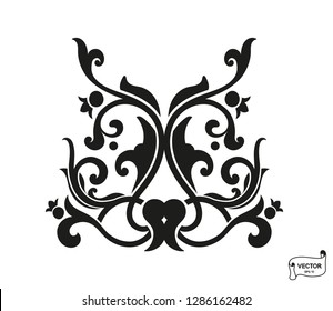 Curls and scrolls ornament for design elements.