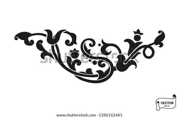 Curls and\
scrolls ornament for design\
elements.