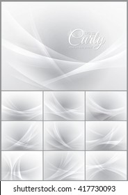 Curly  abstract background