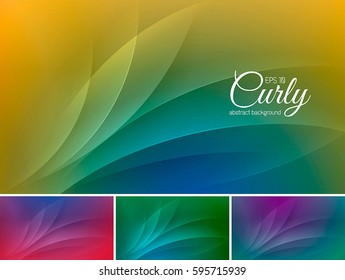 Curly abstract background. Suitable for your design element and web background