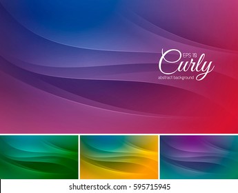 Curly abstract background. Suitable for your design element and web background