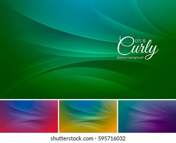 Curly abstract background. Suitable for your design element and web background