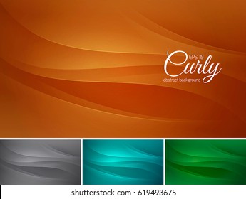 curly abstract background. Suitable for your design element and web background