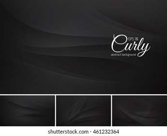 Curly abstract background. Vector abstract background, suitable for design element