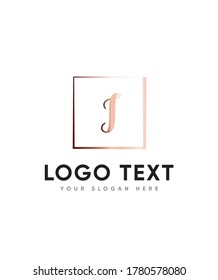 Plantilla de logotipo de tipo I de carta ridículamente divertida, logotipo de vectores para identidad empresarial y de empresa 