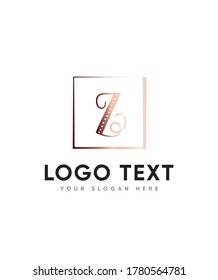 Curly fun letter type Z logo template, Vector logo for business and company identity 