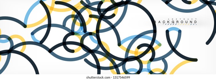 Fundo abstrato das linhas onduladas, textura linear sobreposta por cores, ilustração vetorial