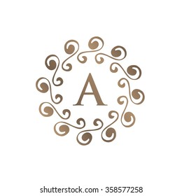 Curly Logo Template