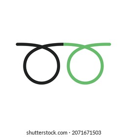 Curly Loop Icon Vector Image. Can Also Be Used For Symbols. Suitable For Mobile Apps, Web Apps And Print Media.