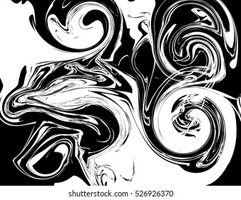 Curly marbling abstract background