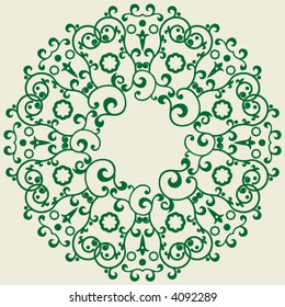 curly ornate decoration