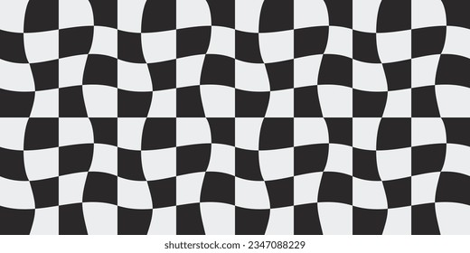 Curly patterned flag. Beautiful and stylish seamless racing flag. Design for textile, fabric, clothing, curtain, rug, batik, ornament, background, wrapping.