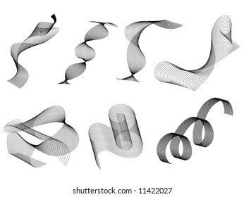 Curly ribbon collection