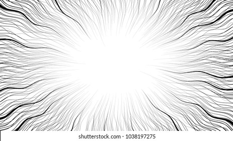 curly speed lines vector
