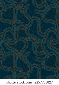 Curly stripes carpet pattern design for textile print,fabric,wallpaper