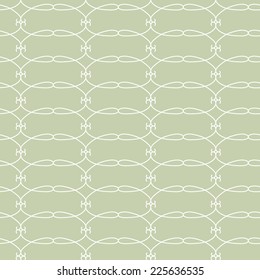 Curly and swirls seamless pattern