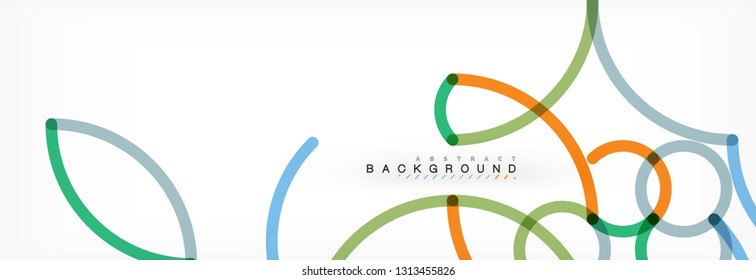 Diseño de fondo abstracto de líneas onduladas, líneas de color transparentes en gris, ilustración vectorial